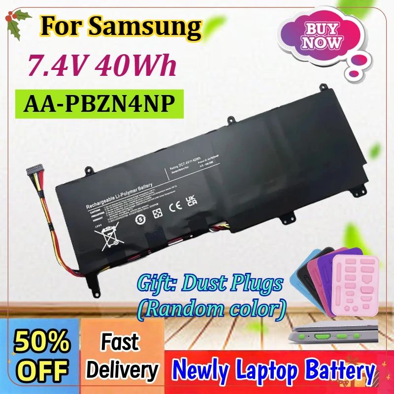 7.4V 40Wh AA-PBZN4NP Laptop Battery For Samsung 1588-3366 BA43-00317A For Samsung Series 7 Slate XE700T1A XQ700T1A AA-PBZN4NP