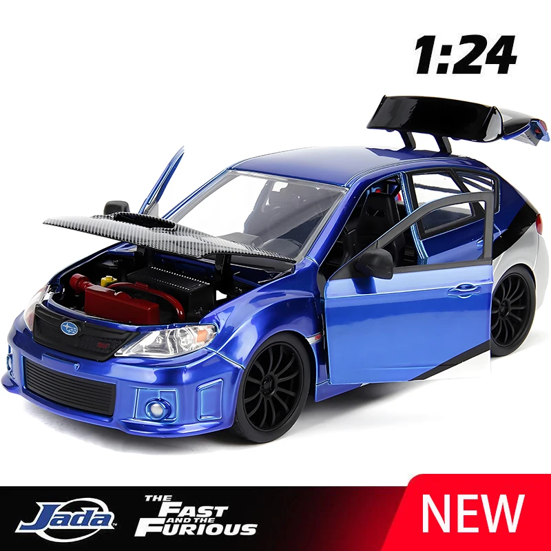 

JADA 1:24 Subaru Impreza WRX STI Alloy Car Diecasts & Toy Vehicles Car Model Miniature Scale Model Car Toys For Children