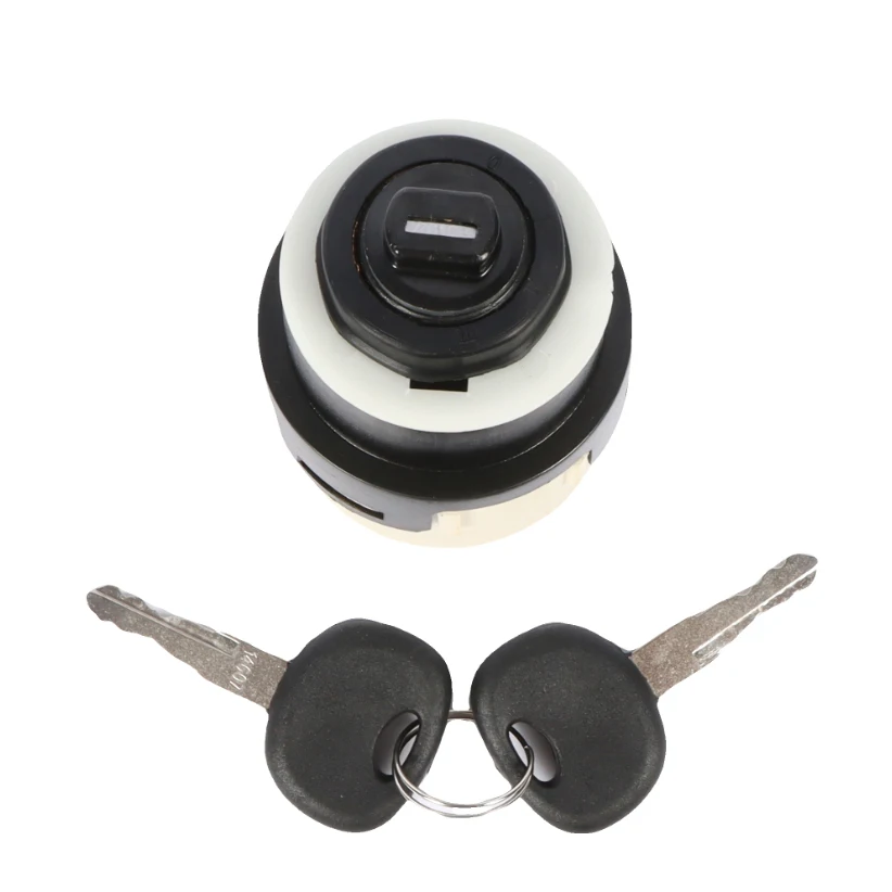 Ignition Switch With Keys 10 Pins 701 80184 45500 Y1372 for JCB JCB200 JCB220 Tractor Preheat Start Switch 50988 85804674 330262