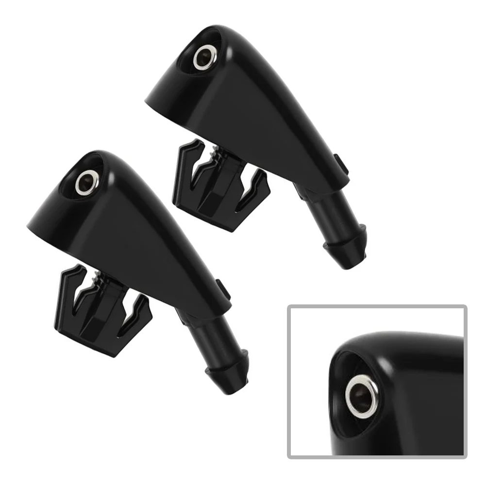 2Pcs Front Windshield Washer Nozzle Sprayer 85381-52490 8538152490 For Toyota Vehicles Nozzle Car Accessories