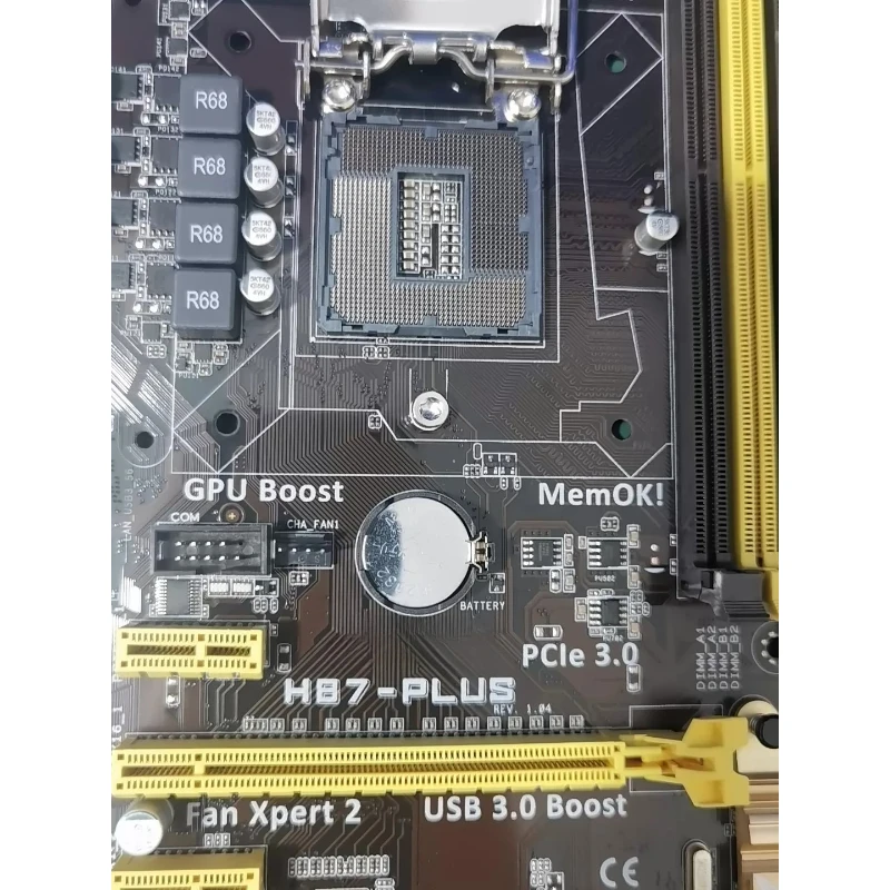Tarjeta Madre ATX H87-PLUS Usada, LGA 1150, Compatible con CPU Intel Core de 4ª y 5ª Generación, RAM DDR3, para ASUS