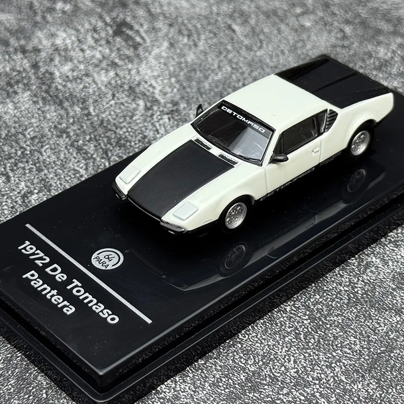 

PARA 1:64 Scale Diecast Alloy De Tomaso Pantera 1972 Toys Sports Cars Model Classics Adult Gifts Souvenir Static Display