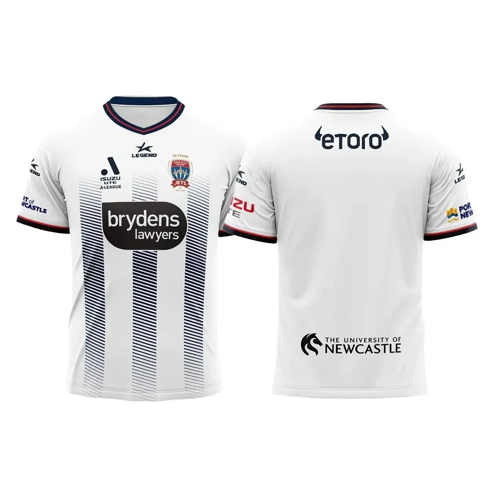 24/25 Australian Football Training Uniforms Must Have Fan Jerseys, Newcastle 3D Printed Adult and Children's Same T-shirt