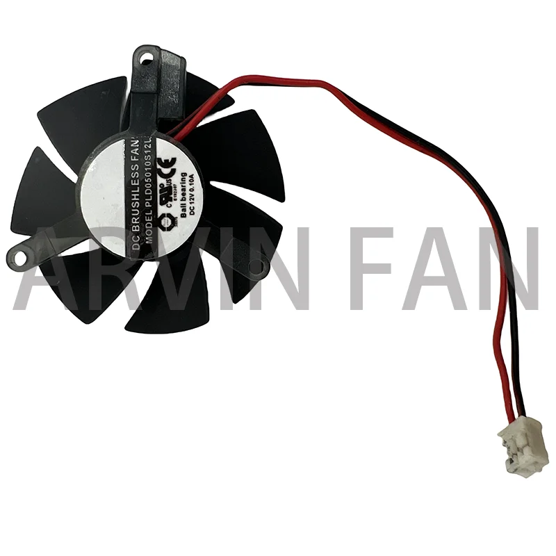 

PLD05010S12L FD125010-SH2 47mm Diameter Hole Pitch 39mm DC12V Cooling Fan GT220 GTS210 Heat Sink Aluminum Graphics Card