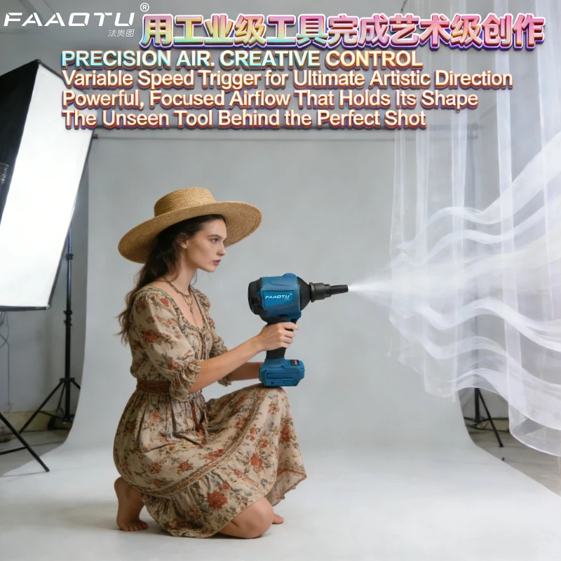 

Аккумуляторный пневматический пистолет FAAOTU DAS180 с бесщеточным двигателем для удаления пыли в узких пространствах, совместим с аккумуляторами MT.