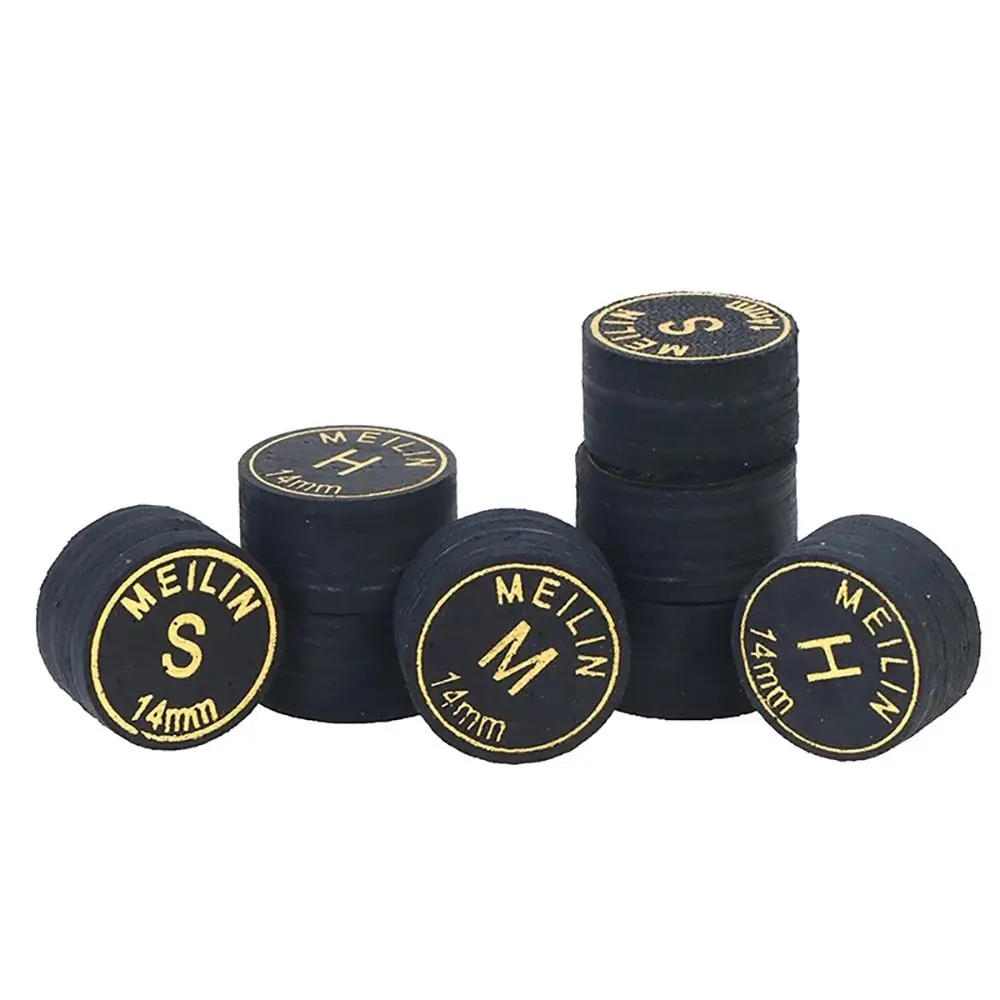 1Pcs Durable Snooker Pool Billards Cue Tips H/M/S/SS 14mm Billards Tip 9 Layers Pole Repair Accessories Billards Cue Head