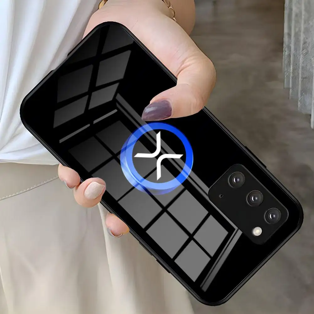 Xrp Ripple Crypto Phone Case For Samsung S26 S25 S24 FE S23 S22 S21 Plus S20 Ultra Note20Ultra Black Glass Cover view 3