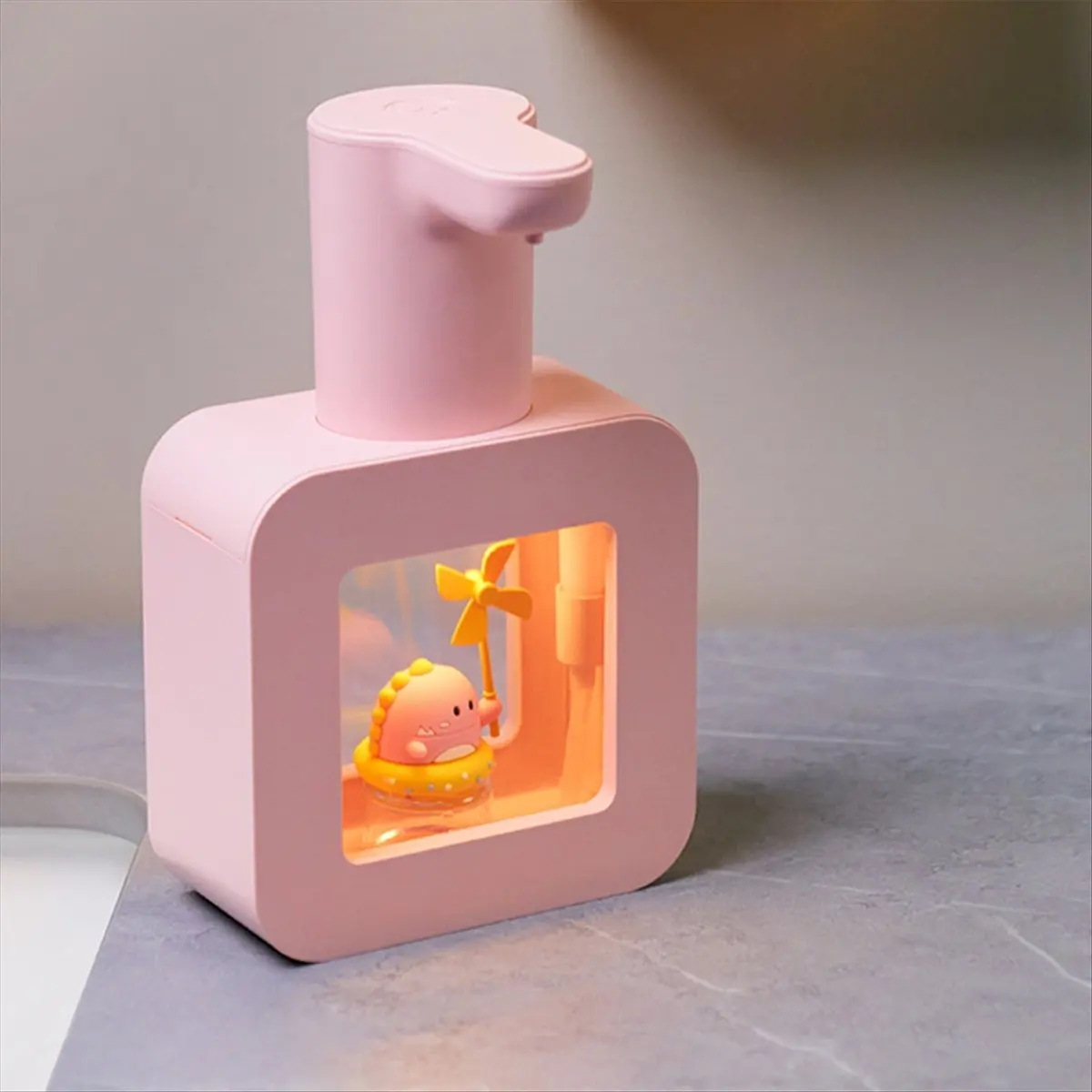 New Automatic Soap Dispenser Cute Pet Contact Free USB Charging 400ml Liquid Dispensers Wash Handtizer-A23U