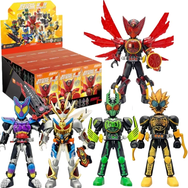 

BLOKEES Building Block Man Kamen Rider Galaxy No.4 Boy Children Birthday Gift Toys Movable Assemble Toy Models Ornaments Gifts