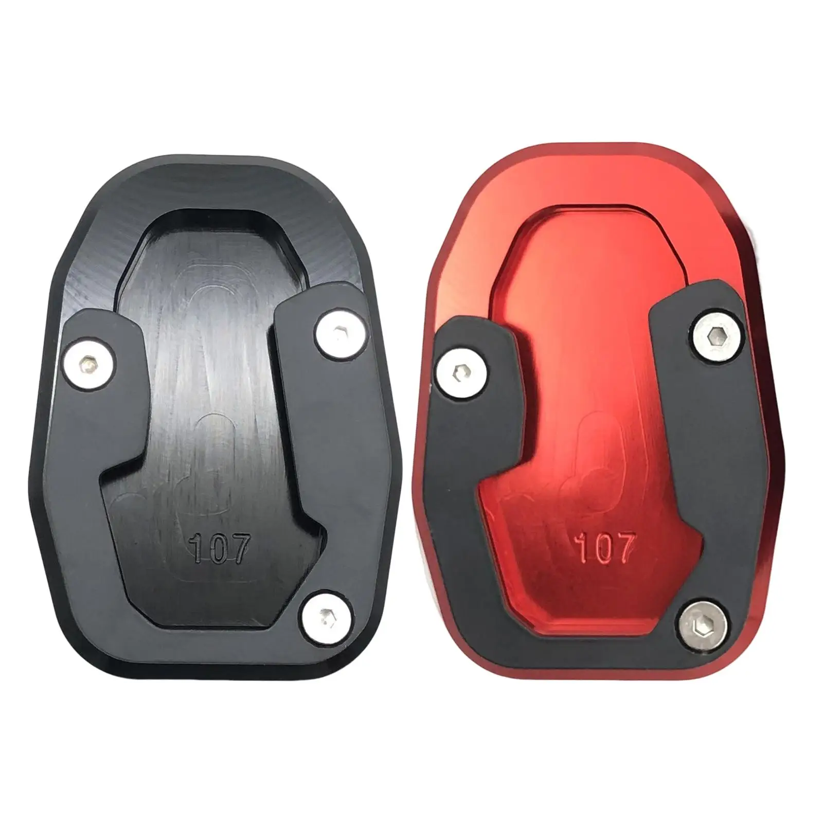 Side Stand Enlarger Plate Aluminum Alloy Extension Pad Kickstand for Ducati Desert x 2022+ Replacement Easy Installation