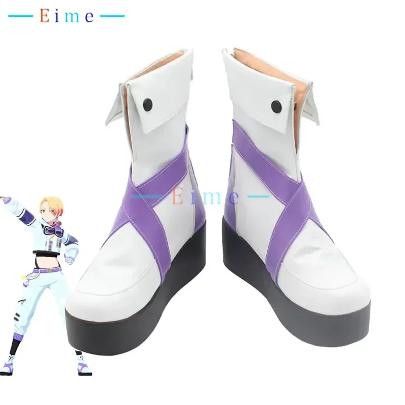 

Игра PJSK Tenma Tsukasa, обувь для косплея, обувь из искусственной кожи, вечерние ботинки для Хэллоуина, реквизит для косплея, индивидуальный заказ