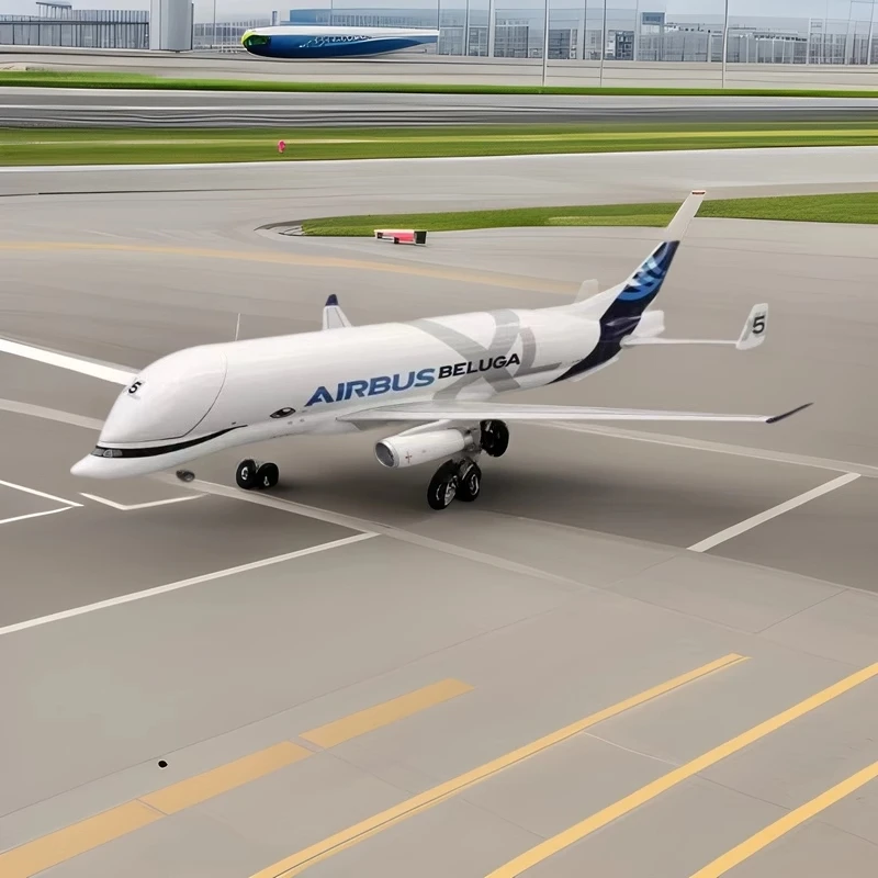 1:150 ايرباص A300-600 الخطوط الجوية Beluga 42 سنتيمتر مقياس طائرة نموذجية النقل Beluga سبيكة ديكور صب طائرة اكسسوارات عدة
