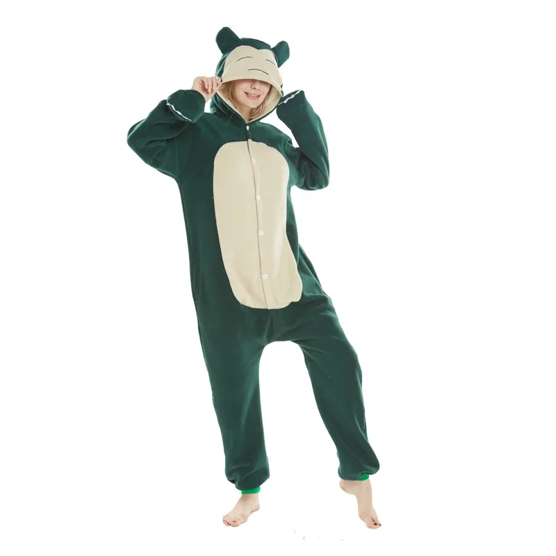 2025 New Snorlax Kigurumi Adult Onesies Animal Shark Pajamas Lemur Sleepwear Pyjama Nightwear Carnival Cosplay Costumes ★❤♡★