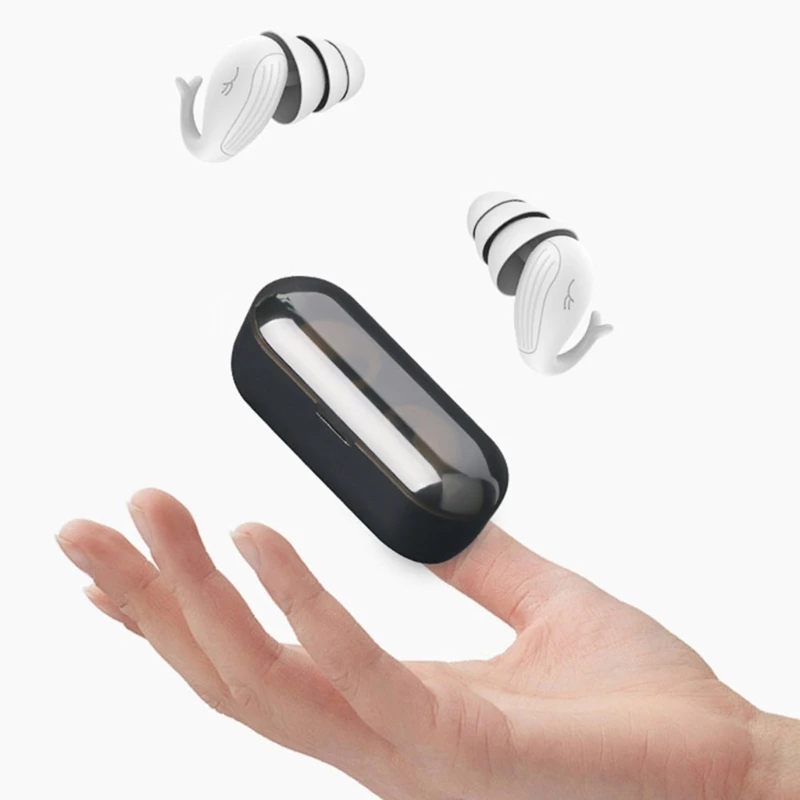 耳栓ドルフィン防音耳栓、サイレントノイズ低減睡眠いびき防止耳栓防水