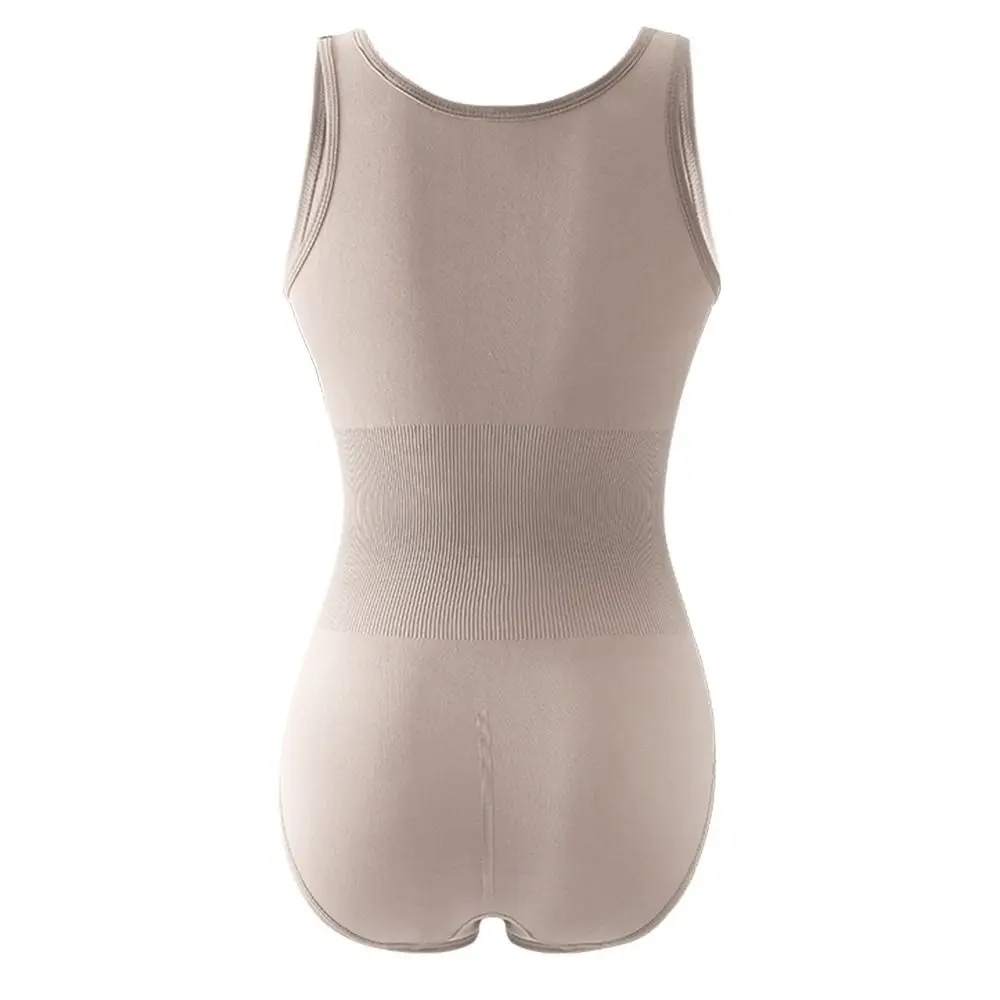 بدلة تنحيف نسائية مع حزام بسحاب، مشد للتحكم في البطن بالكامل، ملابس داخلية لتشكيل الجسم بمقاس كبير