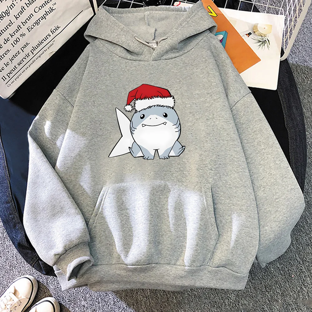 Jeff The Landshark Hoodies With Pocket Cute Harajuku Kawaii Sweatshirt Funko Pop Comfortable Clothes Moletom Comic Pullovers