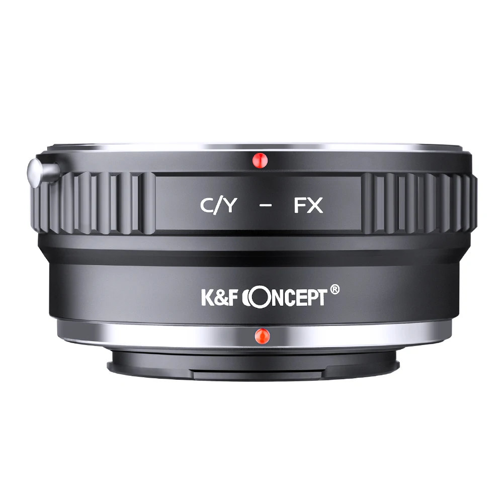 K & F Concept C/Y-FX-anillo adaptador de lente para Contax/Yashica, para cuerpo de cámara Fuji Xpro1/X-E1, Envío Gratis