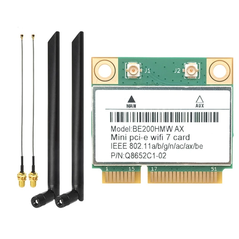 WiFi Card for Bluetooth 5.4 802.11BE Network Adapter External Antenna in Stock Computer Accessories
