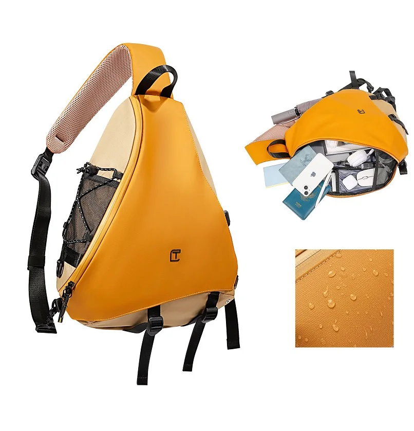 TangCool Men Shoulder Bags Outdoor Man Crossbody Bags Sport Unisex Chest Bag Anti Theft Male Backpacks