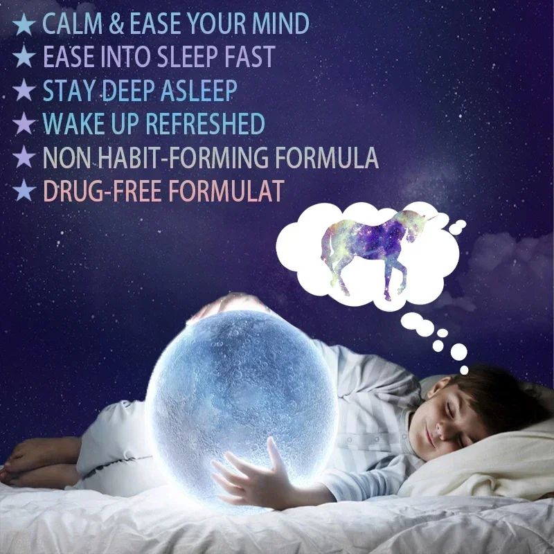 20Mg Natural Melatonin Capsules Easy To Dissolve Help Sleep Adult Insomnia Relax The Brain Deep Sleep Adjust Time Improve Sleep