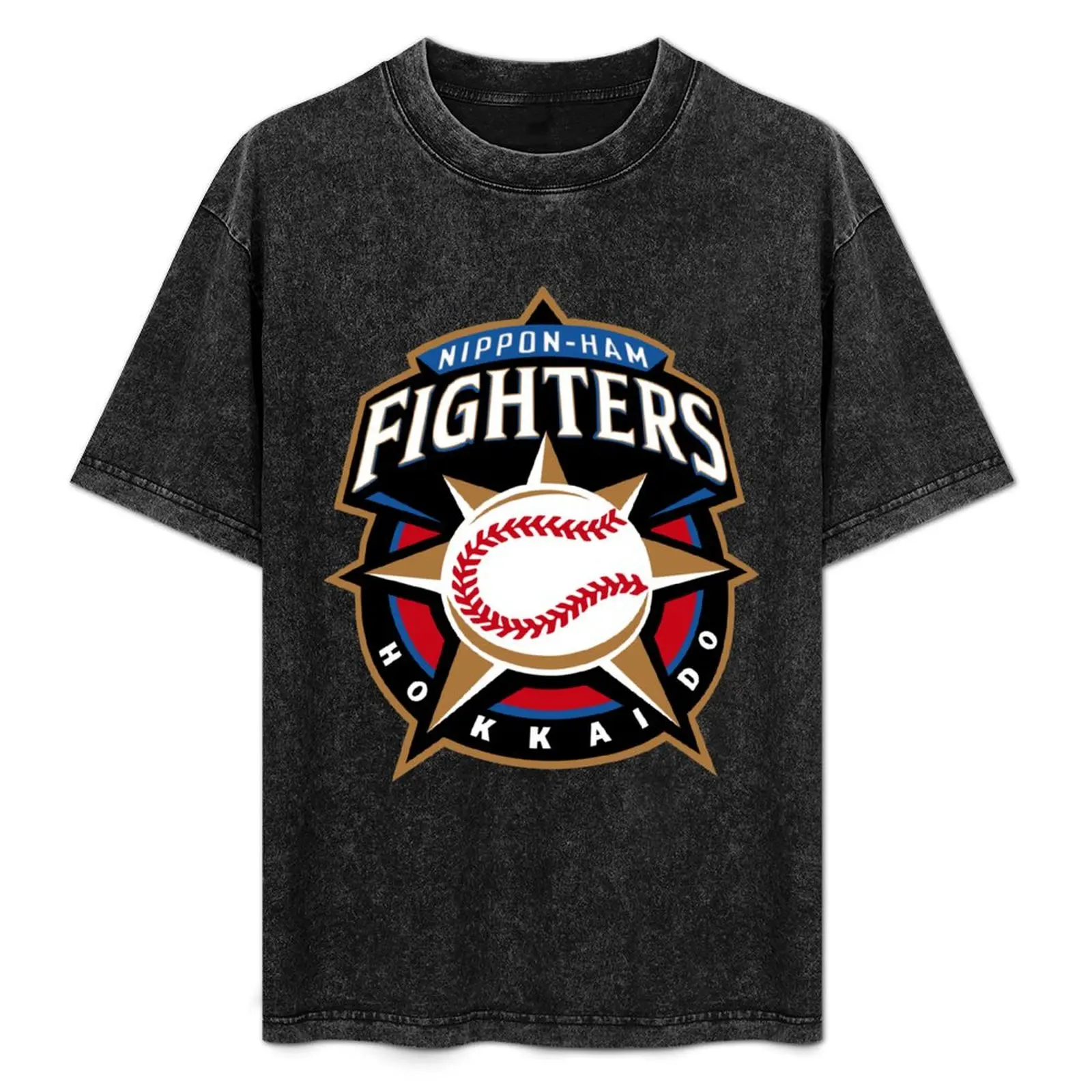 

Hokkaido Nippon Fighters T-Shirt heavyweights cheap stuff boys animal print korean fashion heavy weight t shirts for men
