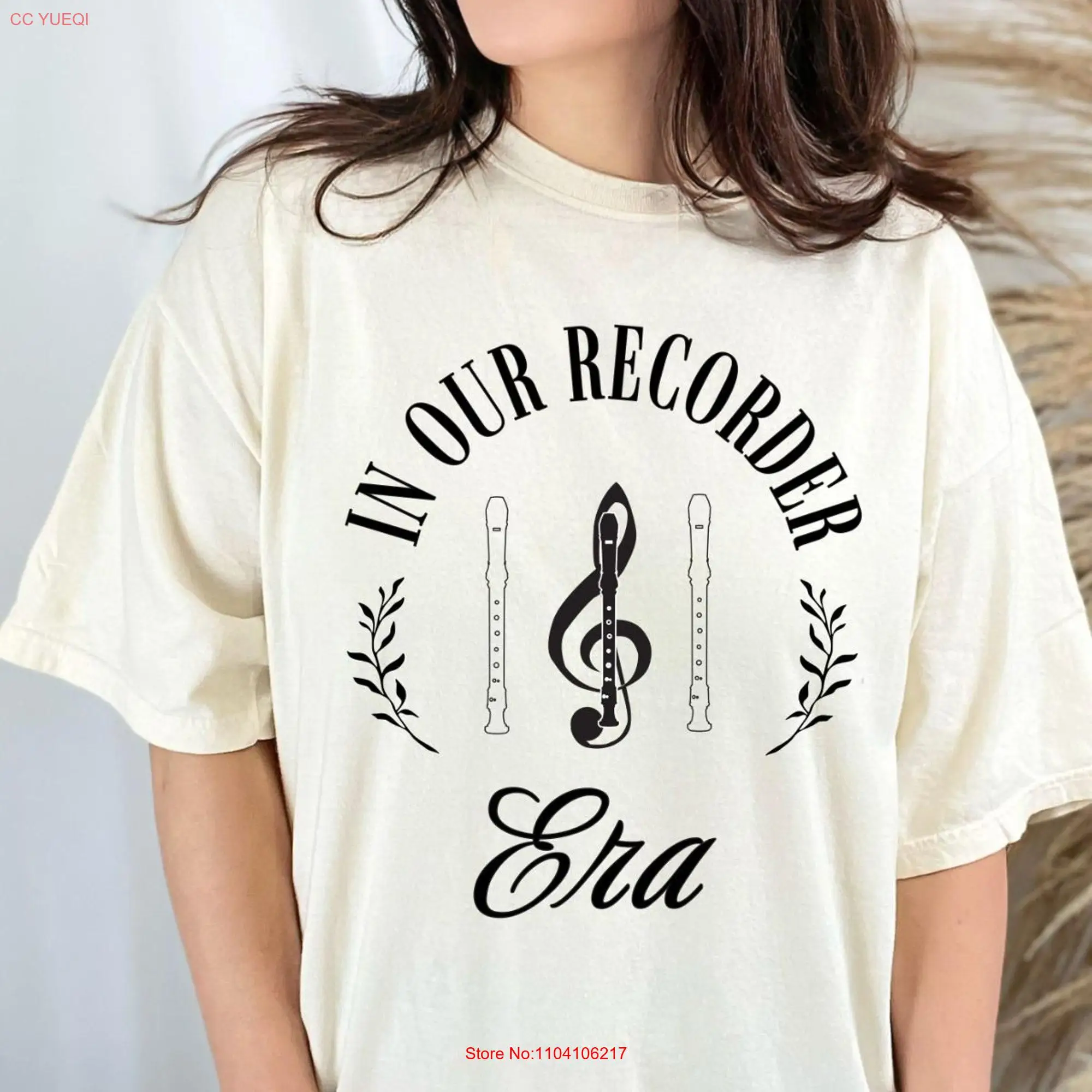 Musical Note T Shirt Music Teacher For Musician Recorder Class Appreciation Unit long or short sleeves