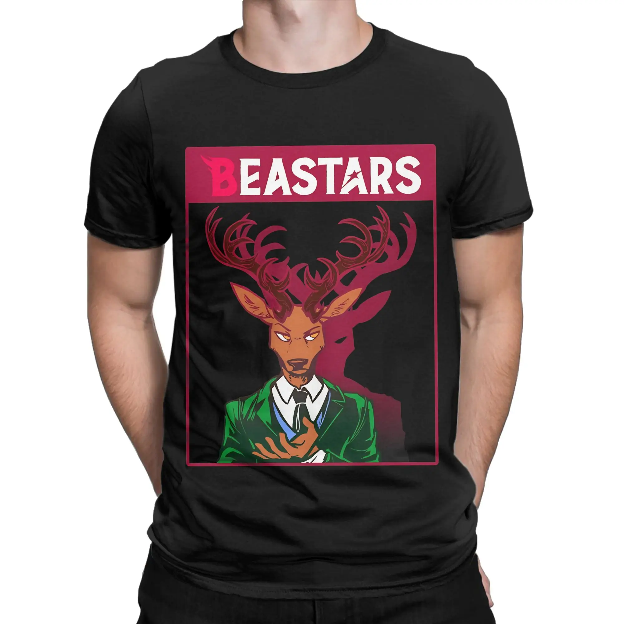 BEASTARS Oversized Shirt Graphic 100% Cotton T-Shirt BEASTARS Final Season Part Tops Tees For Men