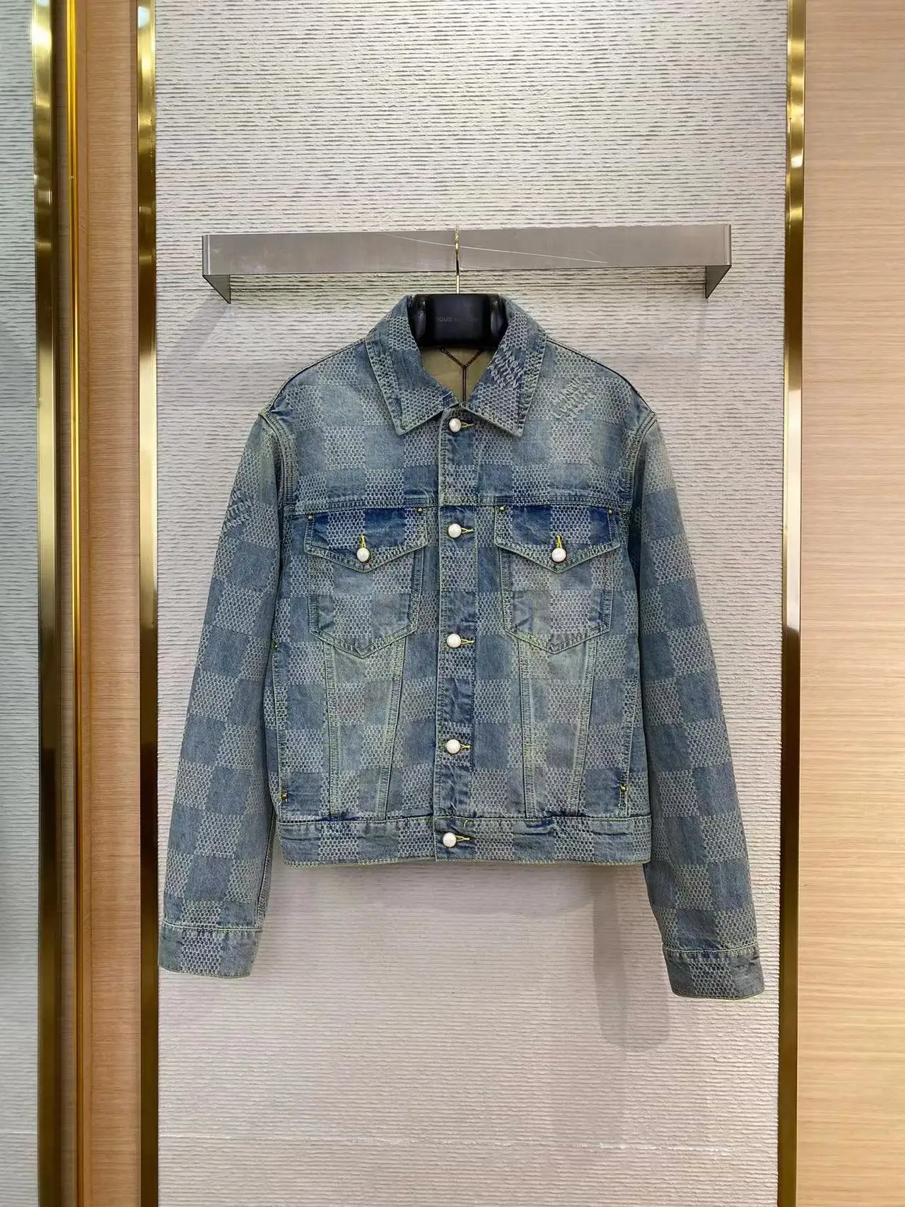 

Iuxebanky FRESH NEW DAMIER DENIM JACKET