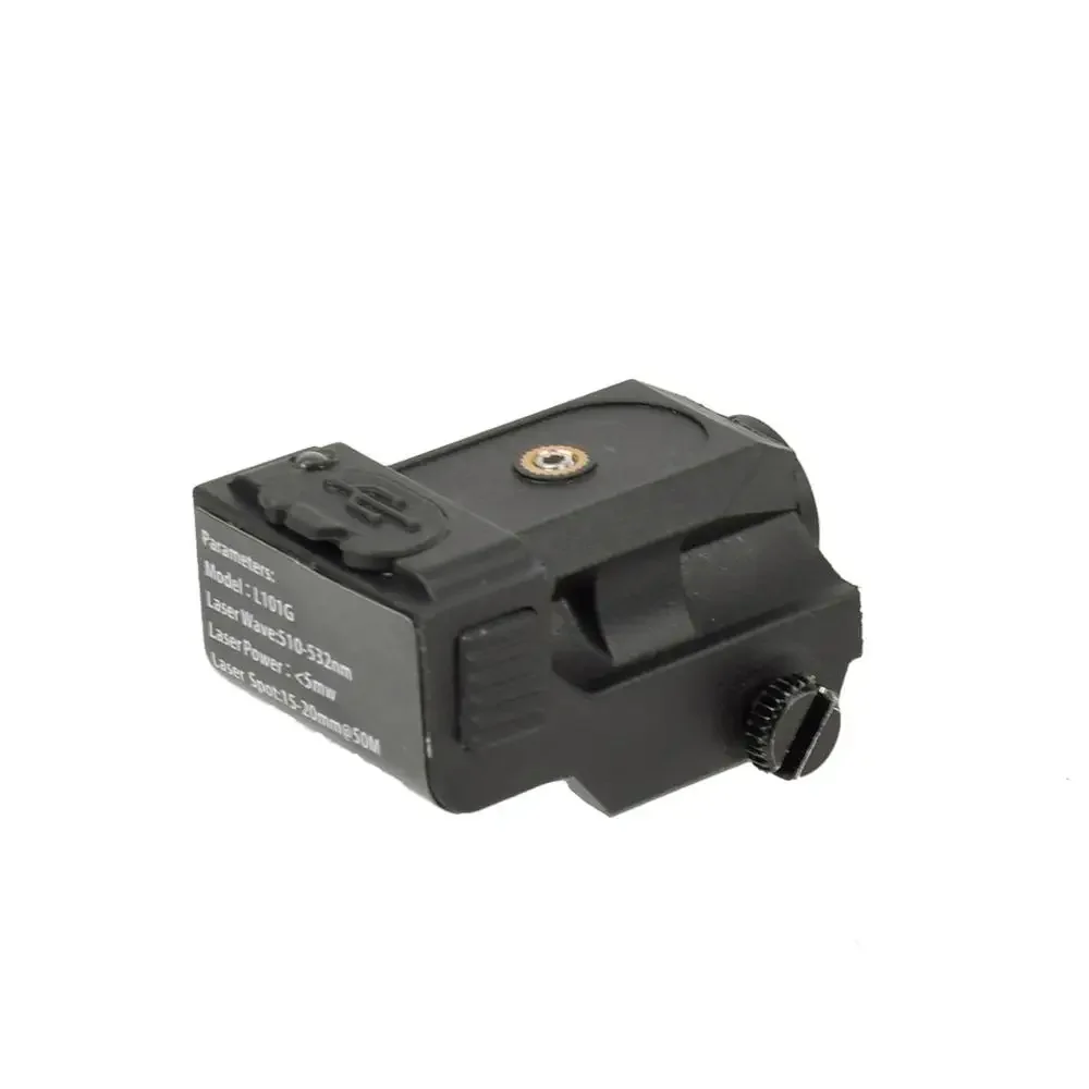Tactical Green Laser for Picatinny Weaver Rail Mount for Pistol Gun with USB Rechargeable Airsoft Green Laser Hunting - Image 5
