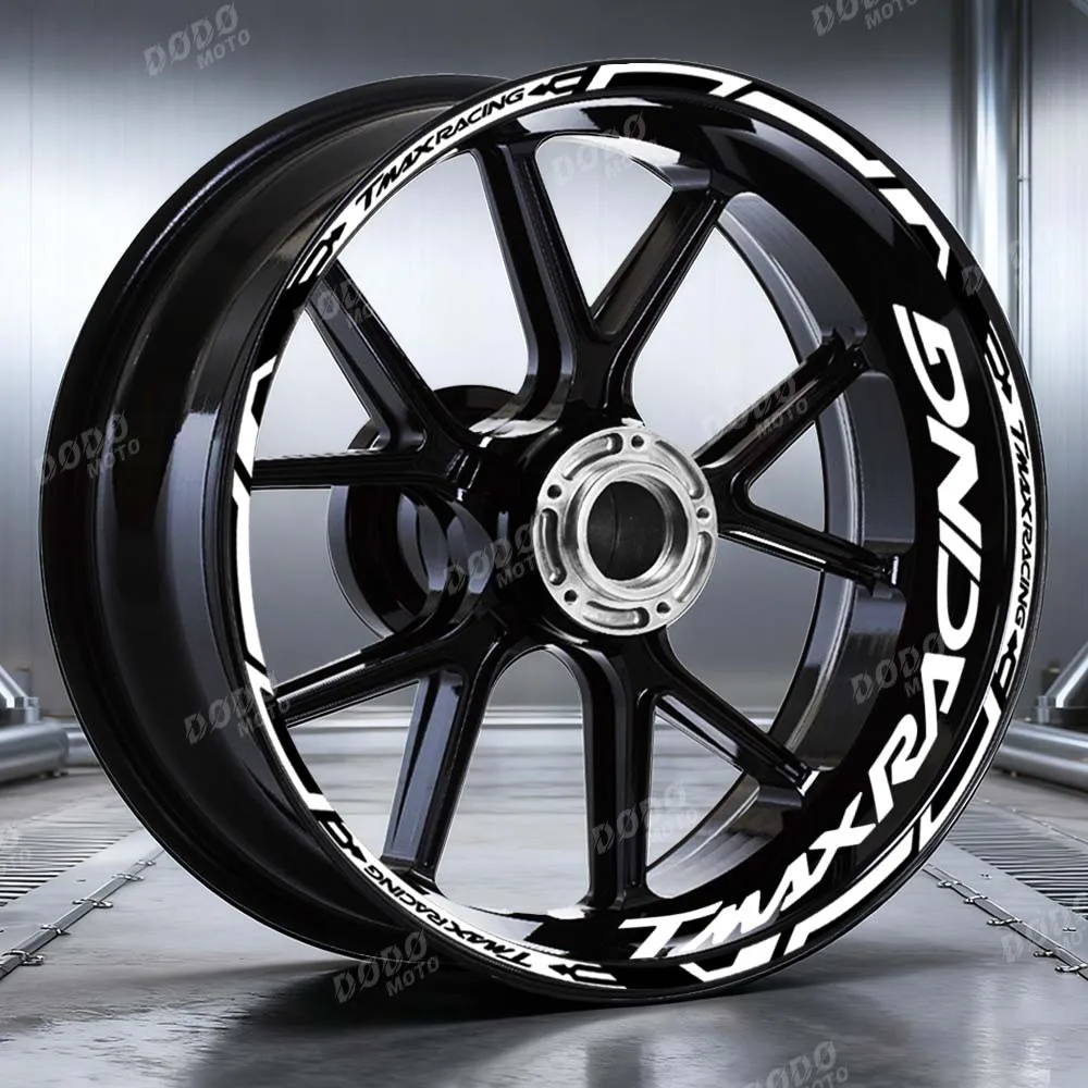 Motorcycle Wheel Sticker 15'' Rim Rflective Scooter Decal Stripe Tape Accessories For TMAX T-MAX 500/530/560 TMAX500 TMAX530