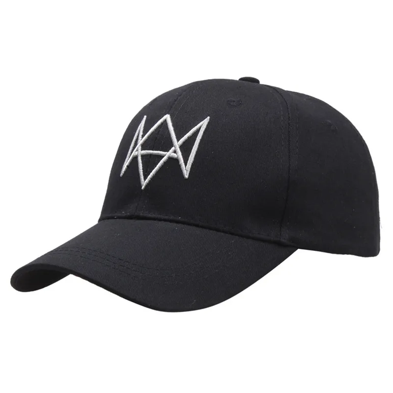 Hip Hop Cap Game Watch Dog Baseball Cap Cosplay Snapback Trucker Embroidery Sunscreen Hat Unisex Golf Cap