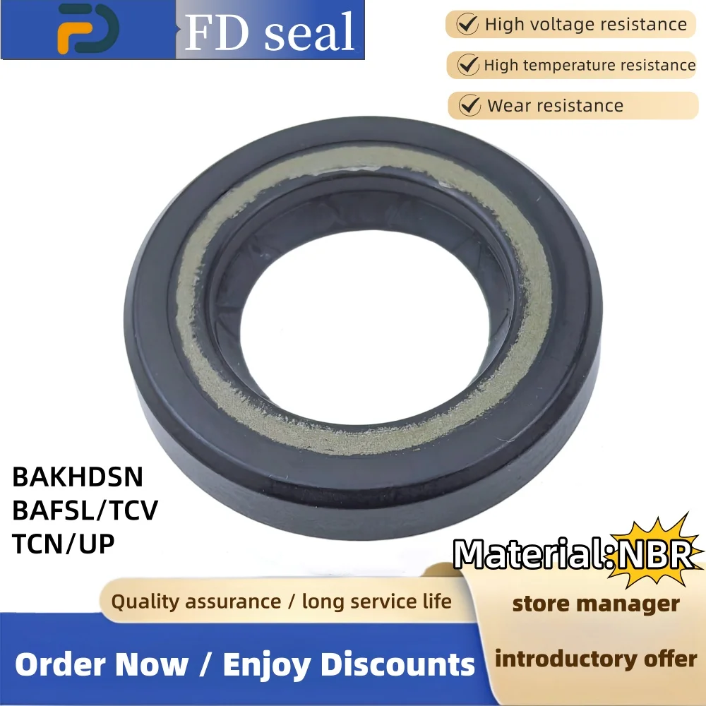 

Pressure Oil Seal NBR 17*28*5.5mm BAKHDSN Fuel pump Motor Oil Seal Mechanical Parts Hydraulic O-ring ISO 9001 2008