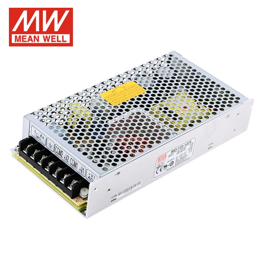 Блок питания MEAN WELL RID-125 RID-125-1224 RID-125-1248 RID-125-2405 RID-125-2448 RID-125-1515 125Вт