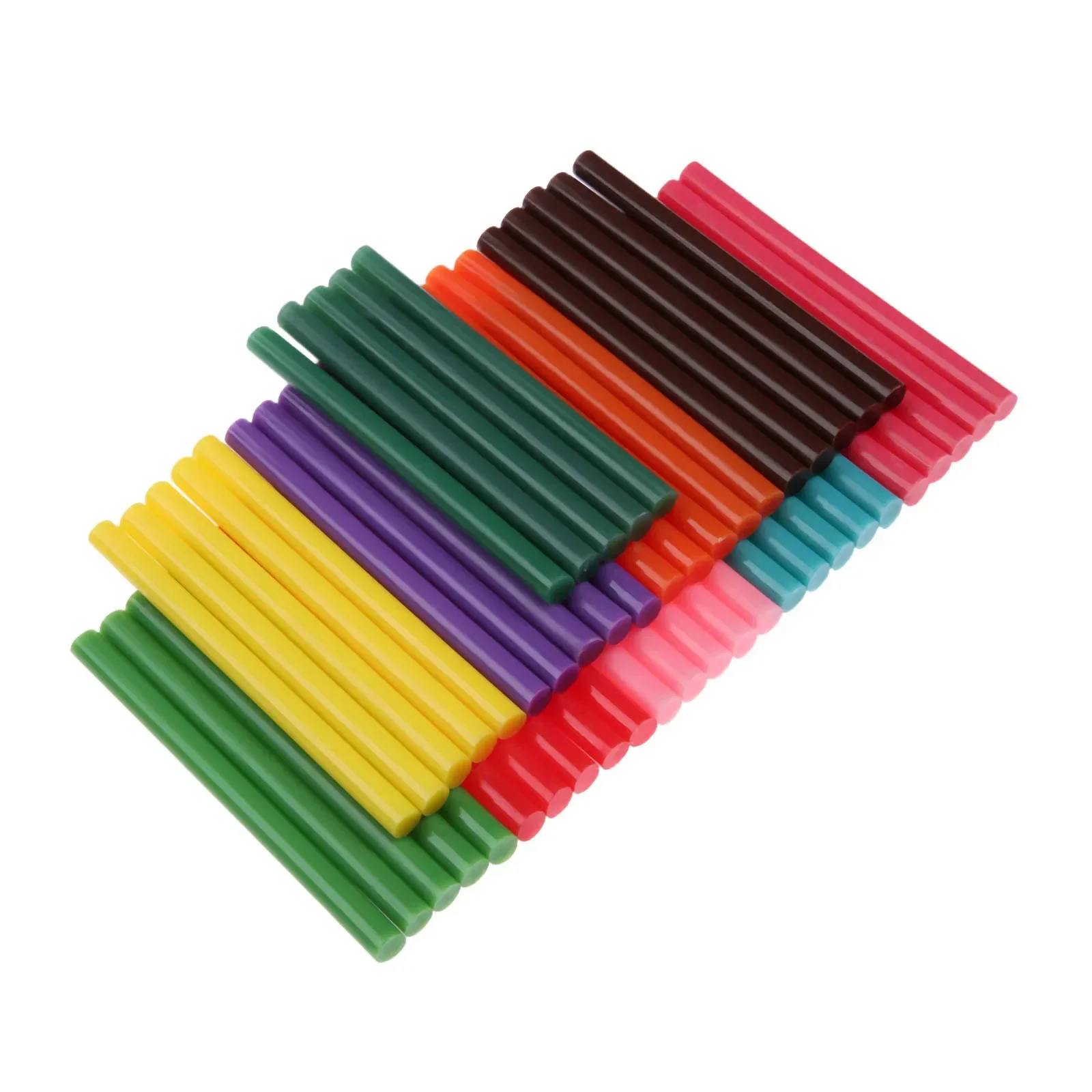 DRELD 50Pcs 7x100MM DIY Hot Melt Glue Stick Adhesive Colorful For Electric Glue Gun Car Audio Craft Repair Sealing Wax Stick