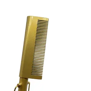 Peigne chaud Brosse à lisser Peigne chaud Pressage à chaud Brosses électriques Outils de coiffure 10 meilleurs lisseurs pour peignes à cheveux en vente - No 8