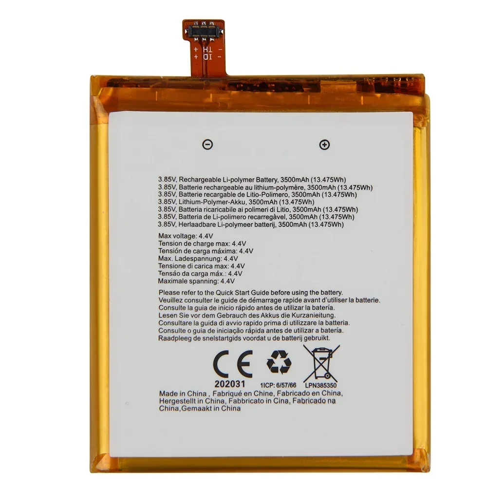 New Phone Battery For Crosscall CORE-X3 ACTION-X3 Cell Phone For CROSSCALL TREKKER X3 3500mAh