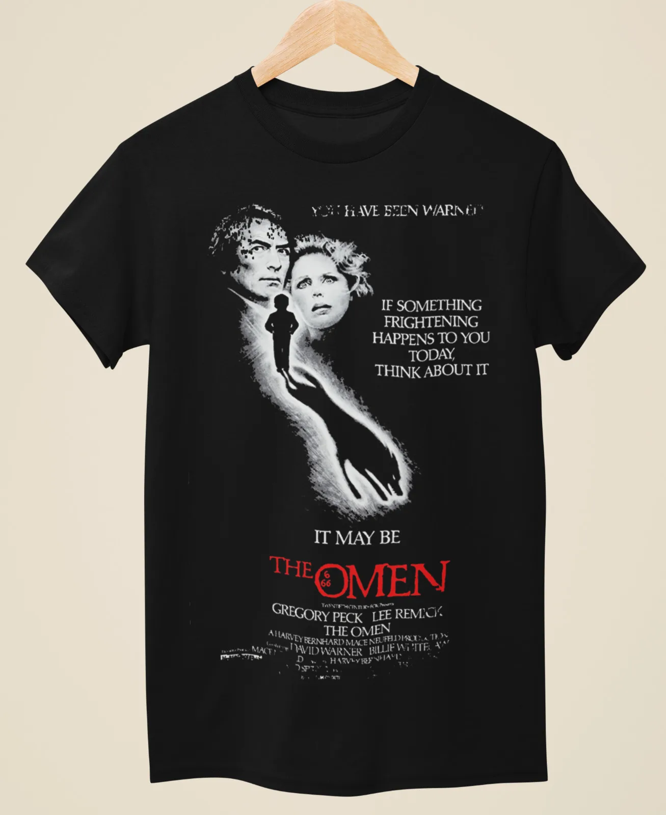 

The Omen - Movie Poster Inspired Unisex Black T-Shirt