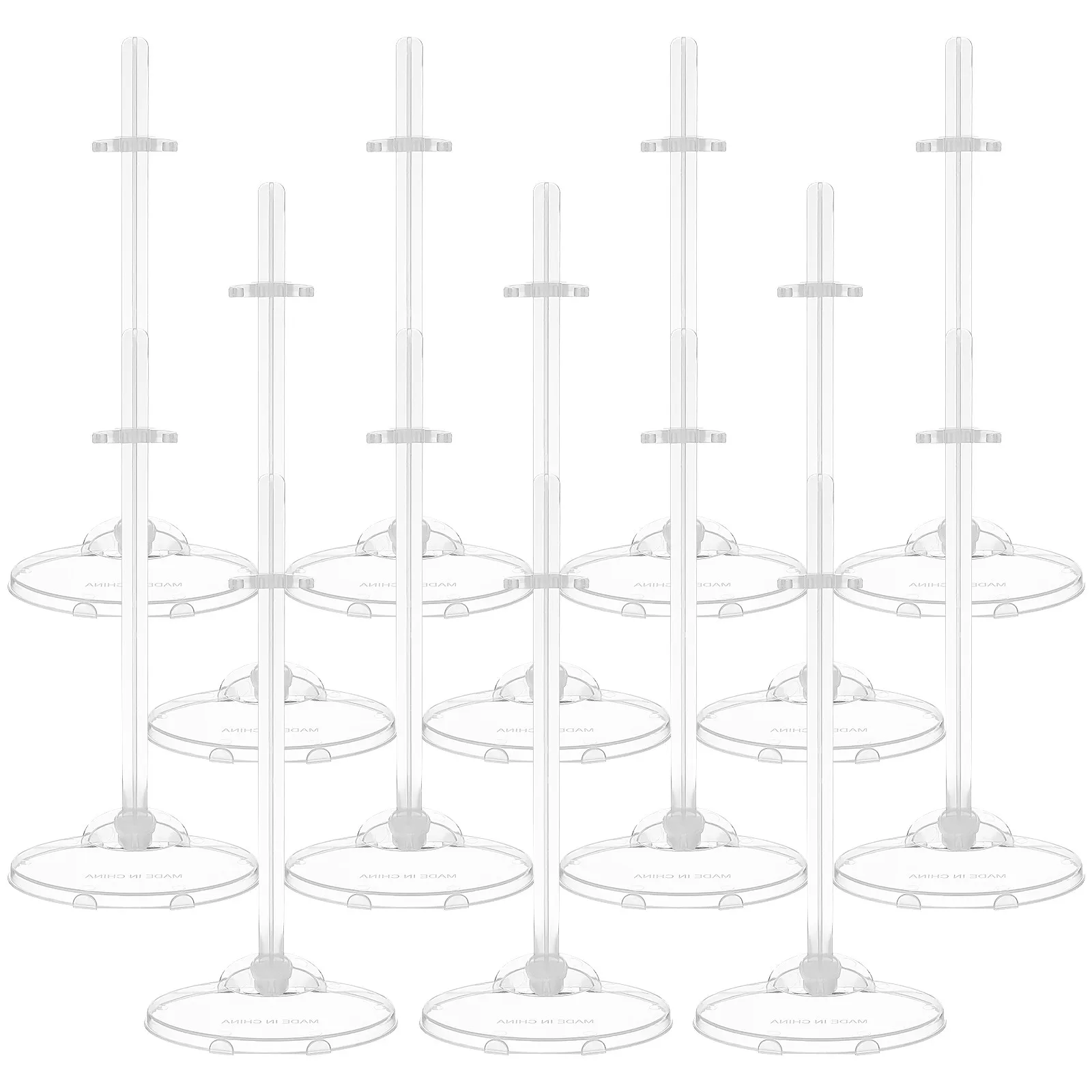 

24Pcs Support Stands for Girls Accessories Wide Base Easy Install Perfect for Storage and Display Stand Display Stands