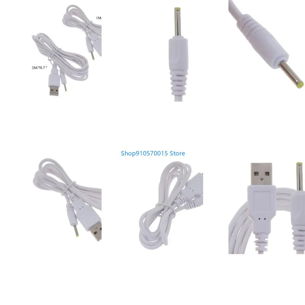 B95C High-strength 5V USB to 2.5x0.7mm Power Cable USB 2.0 Plug Cable Cord