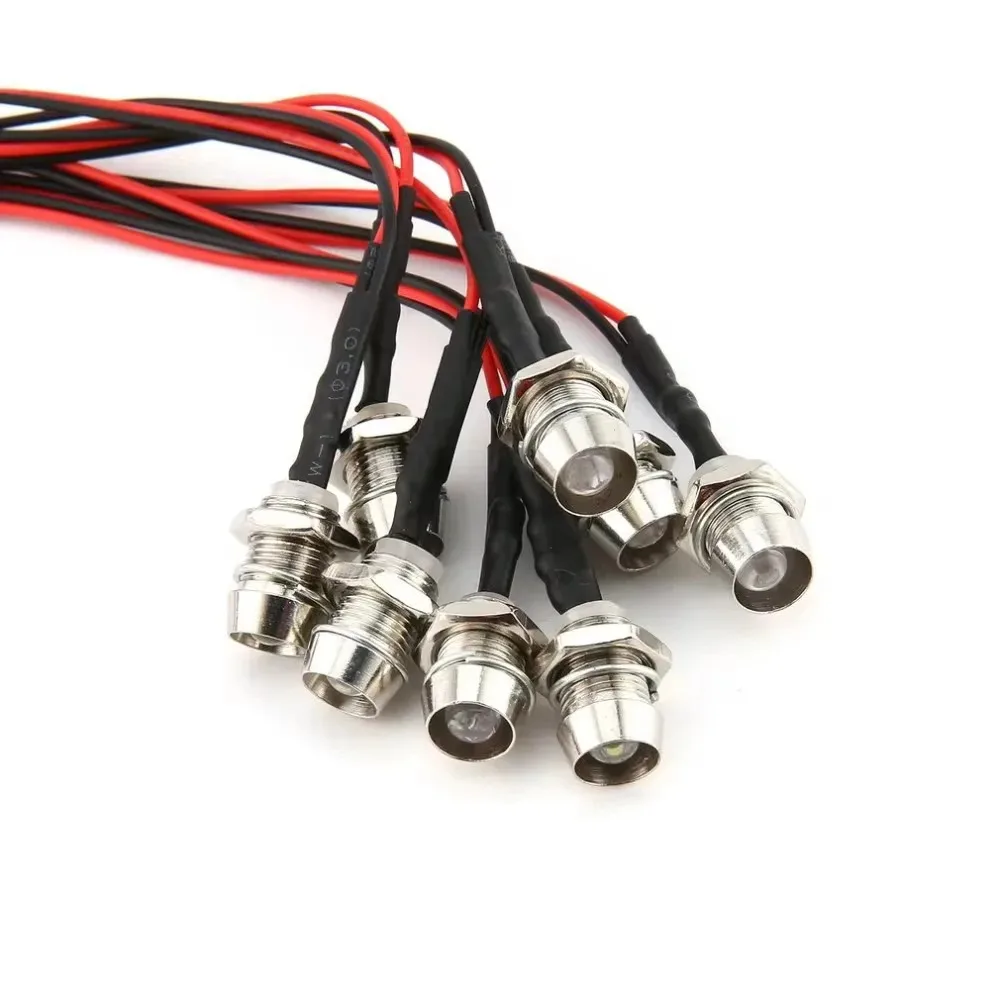 RC LED-Lichtset Scheinwerfer für 1/10 1/8 1/12 RC Auto Truck Crawler Drift Car Frontscheinwerfer Rücklicht TRAXXAS HSP HPI MN99 MN90 – Detail 22