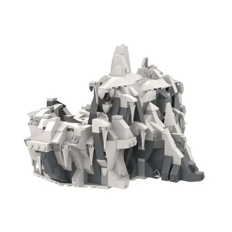 Moc Building Anelli magici Blocco Castello Mattoni Tecnologia fai-da-te Scena di film modulare Caradhras Pass Modello Assemblaggio Giocattolo Regali