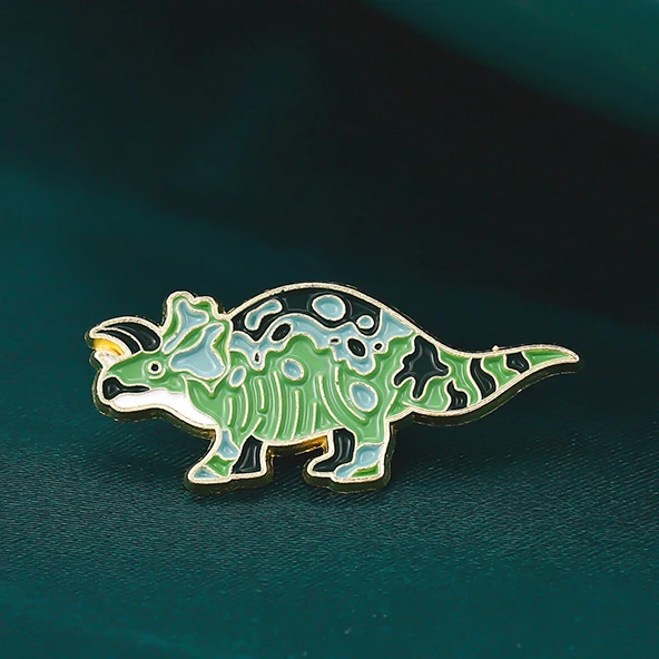 Kleurrijke Dino Emaille Pins Custom Jurassic Dinosaurussen Broches Revers Badges Cartoon Dier Sieraden Cadeau voor Kinderen Vrienden