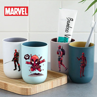 Marvel Deadpoo Anime Action Cartoon Plastic Creative Personalized Mouthwash Cup Children Teeth Brushing Cup Birthday Gift