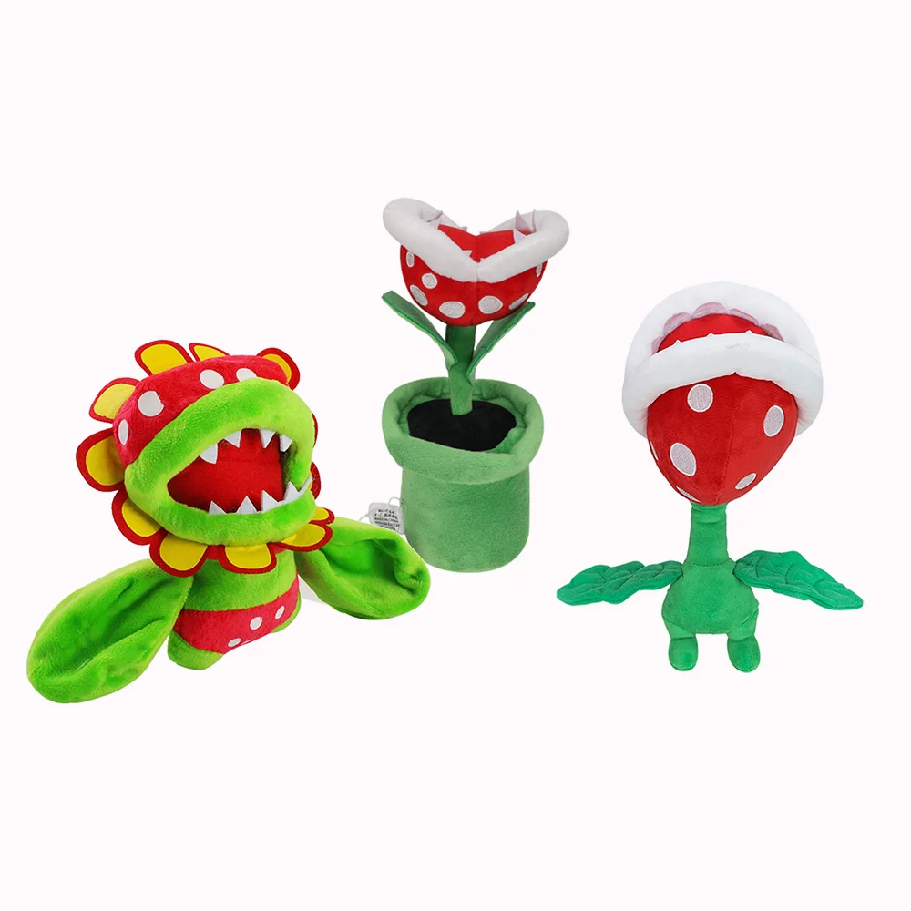 Piranha Plant 16-20CM muñeco de peluche suave buen regalo