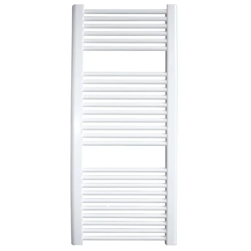 White Thermal Steel Heater Radiator Warmer for Bathroom 23 Tubes PE Size H1200xl550xi500-Furniture Towel Racks