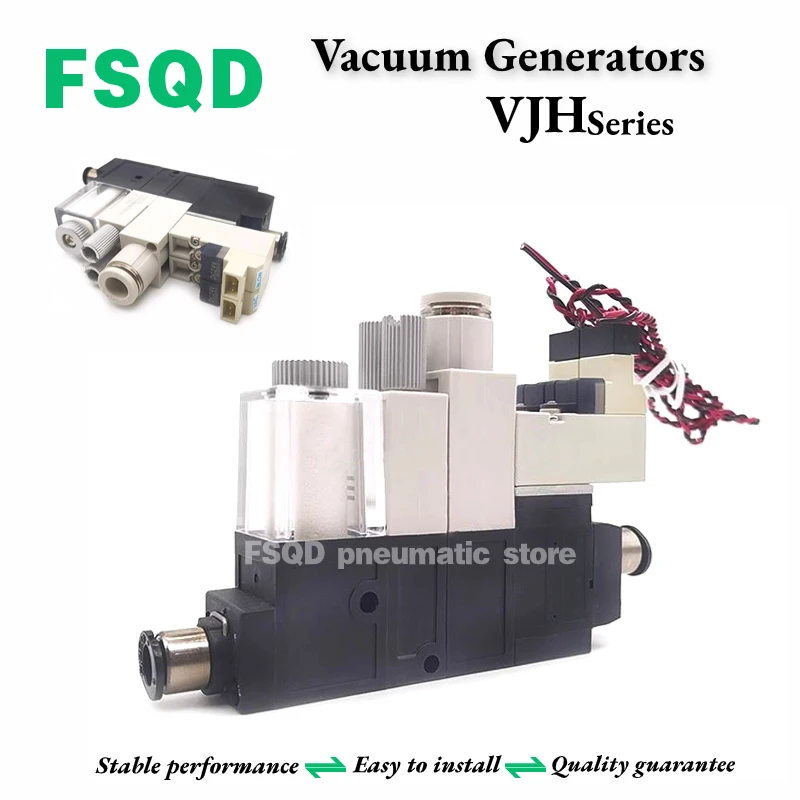 

VJH05A- 060608 -D24L-X VJH07A- 060608 -D24L-X VJH10A- 060608 -D24L-X VJH12A- 060608 -D24L-X Вакуумные генераторы PISCO серии VJH