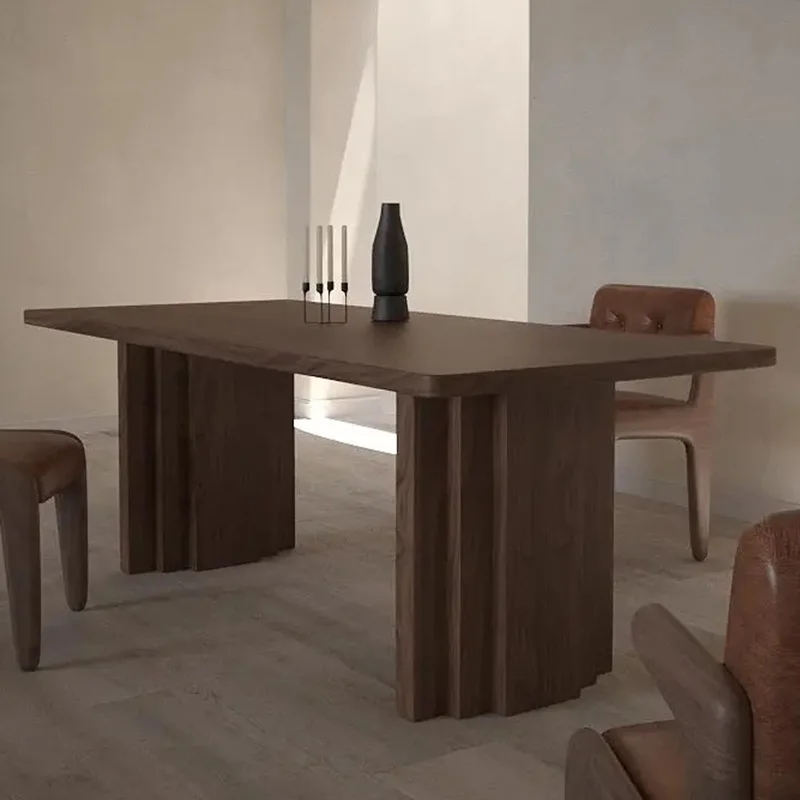 Medieval dining  log office conference largedesigner negotiation computer table long workbench