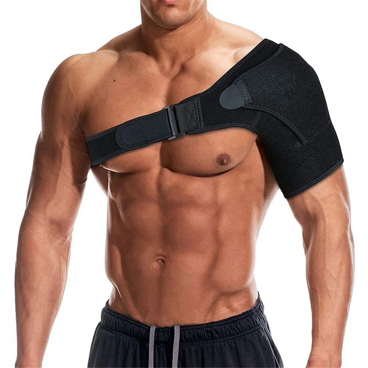 Shoulder Brace Support for Injury and Tear Relief, Joint Pain Relief, Ice Pack Heating Pad, Unisex