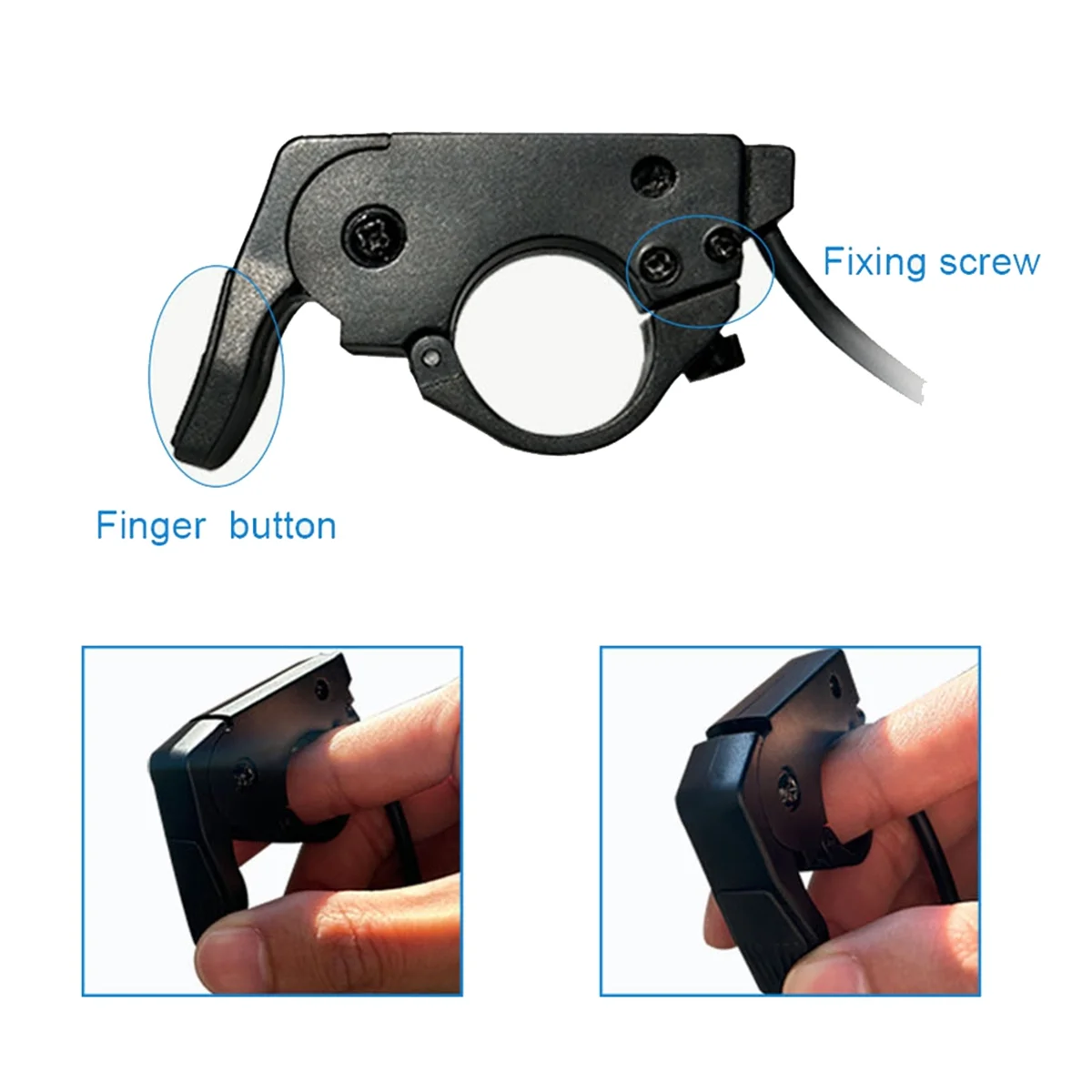 A72Z FF-009 Thumb Throttle Quick Disassembly Left Right Universal Thumb Throttle Mountain Bike Refit Accessory B