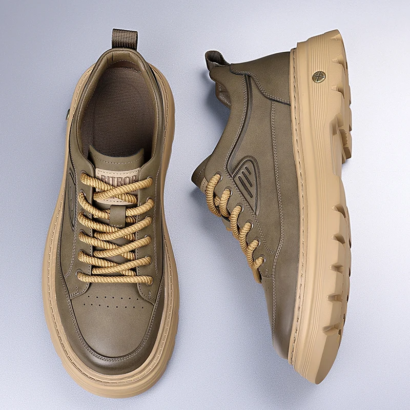 أحذية رجالية كاجوال جديدة لعام 2025 - أحذية رياضية على طراز لوفر، قابلة للتنفس وممتصة للصدمات، متينة وغير قابلة للانزلاق، مريحة خفيفة الوزن، عصرية